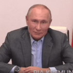 Путин противоестественно весел